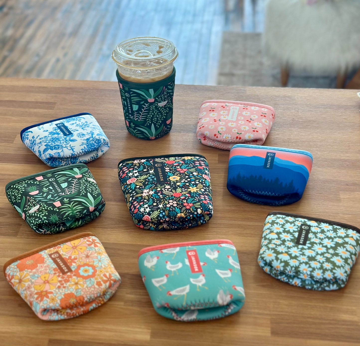 Javasok coffee sleeve (various)