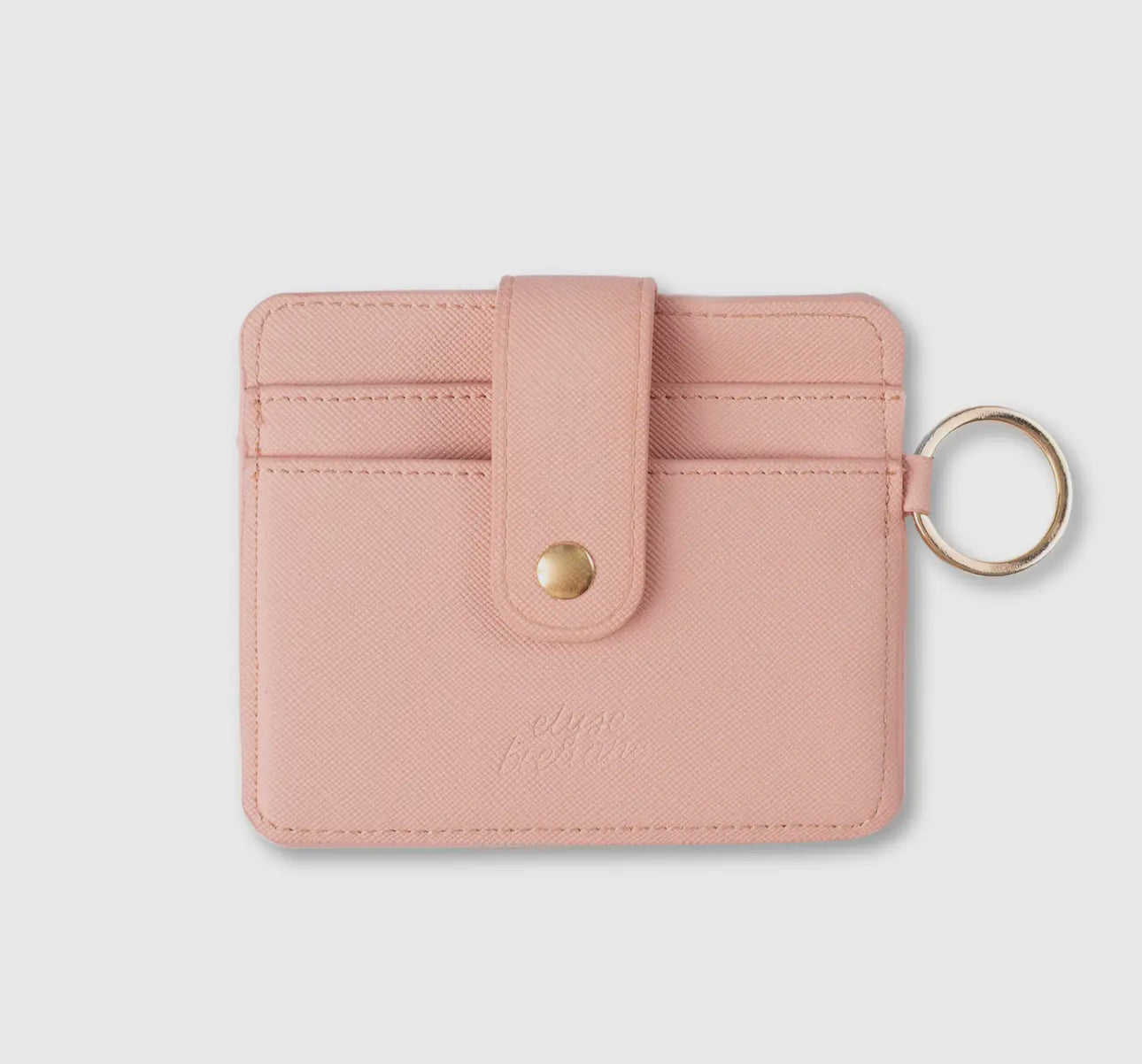 Solid color mini card wallet