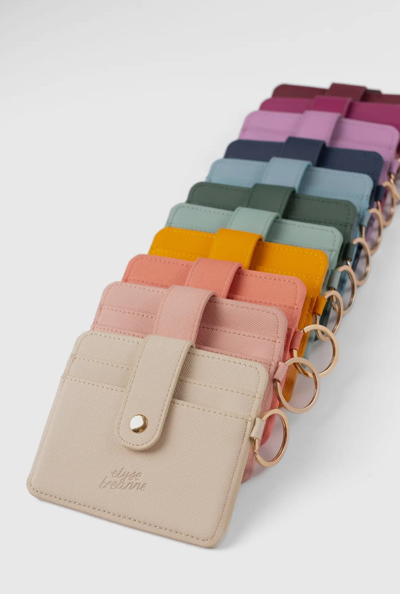 Solid color mini card wallet