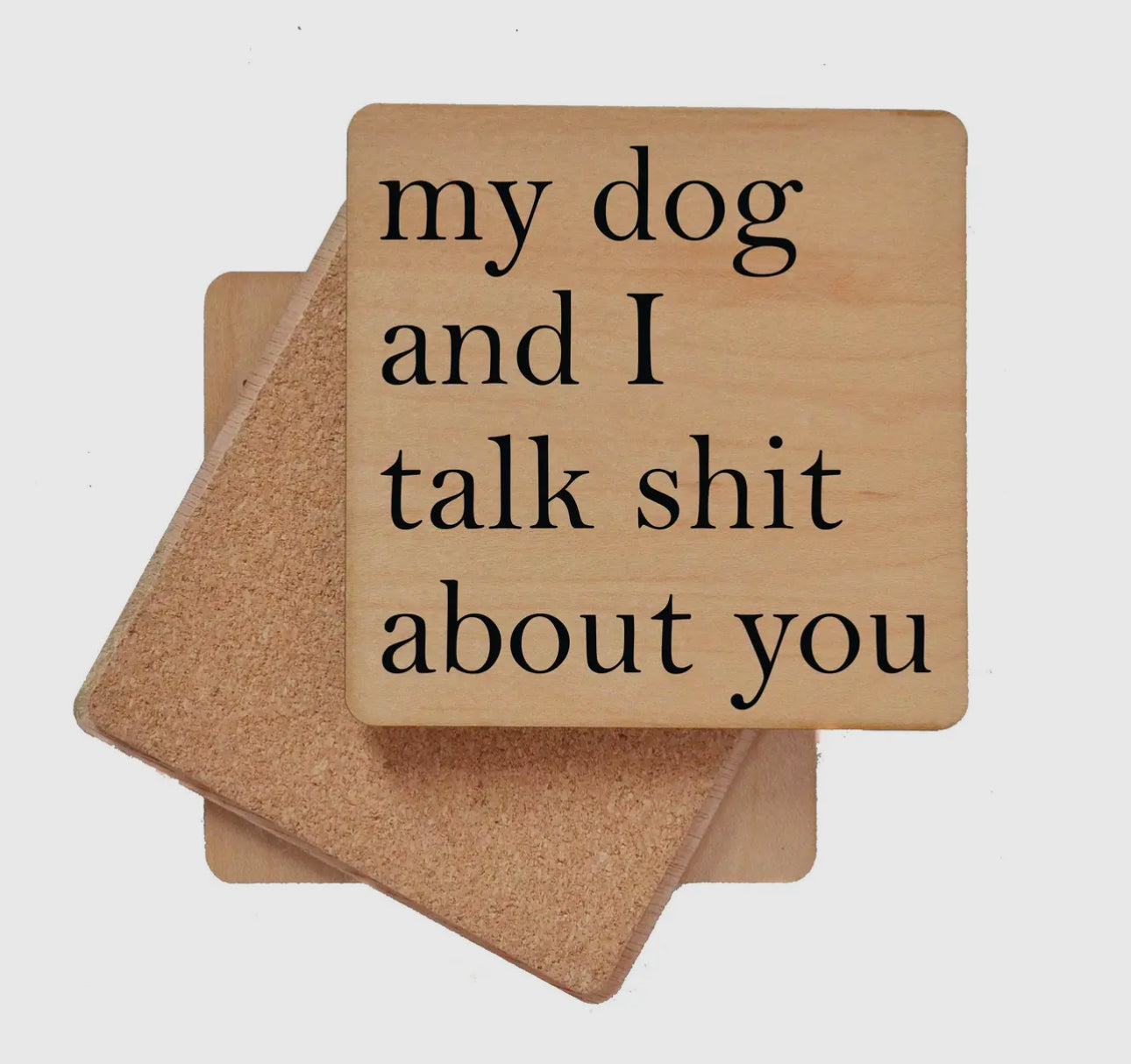 Wooden coaster funny (various)