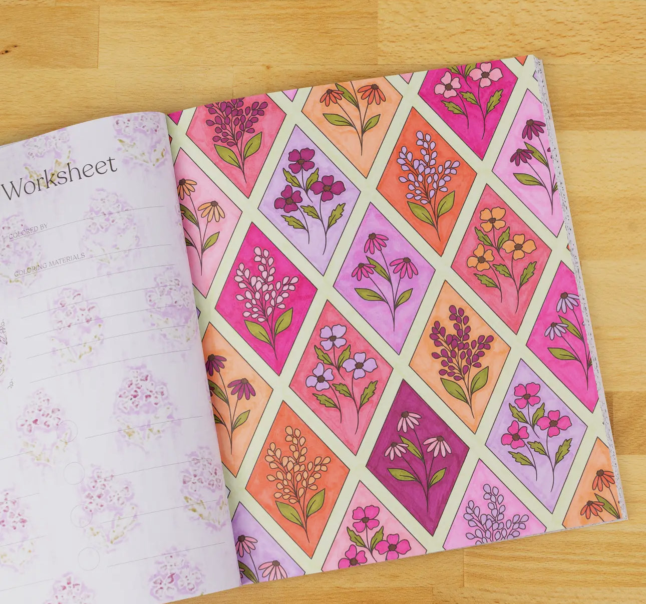 Wallflowers coloring book