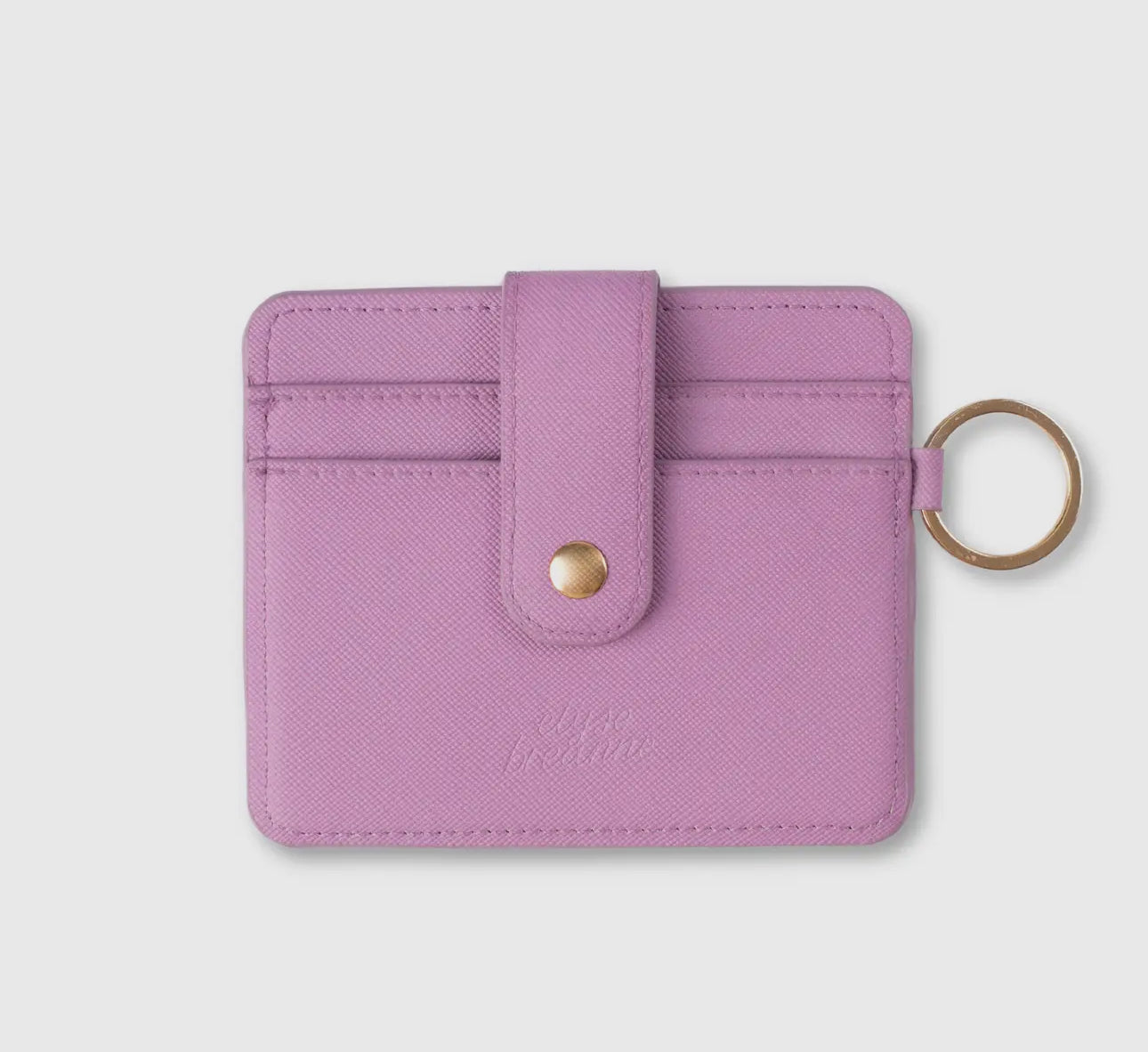 Solid color mini card wallet