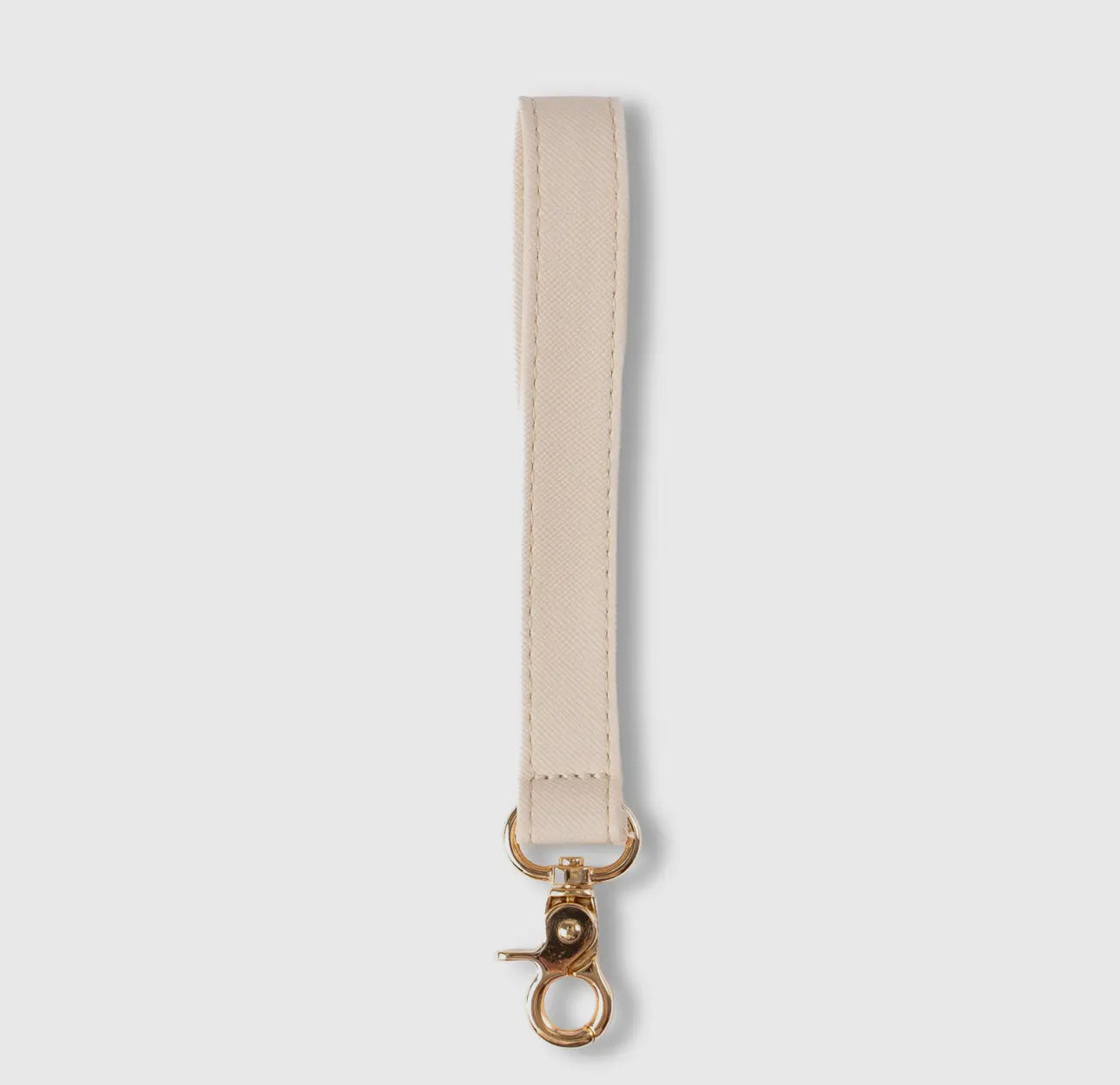 Solid color wristlet keychain