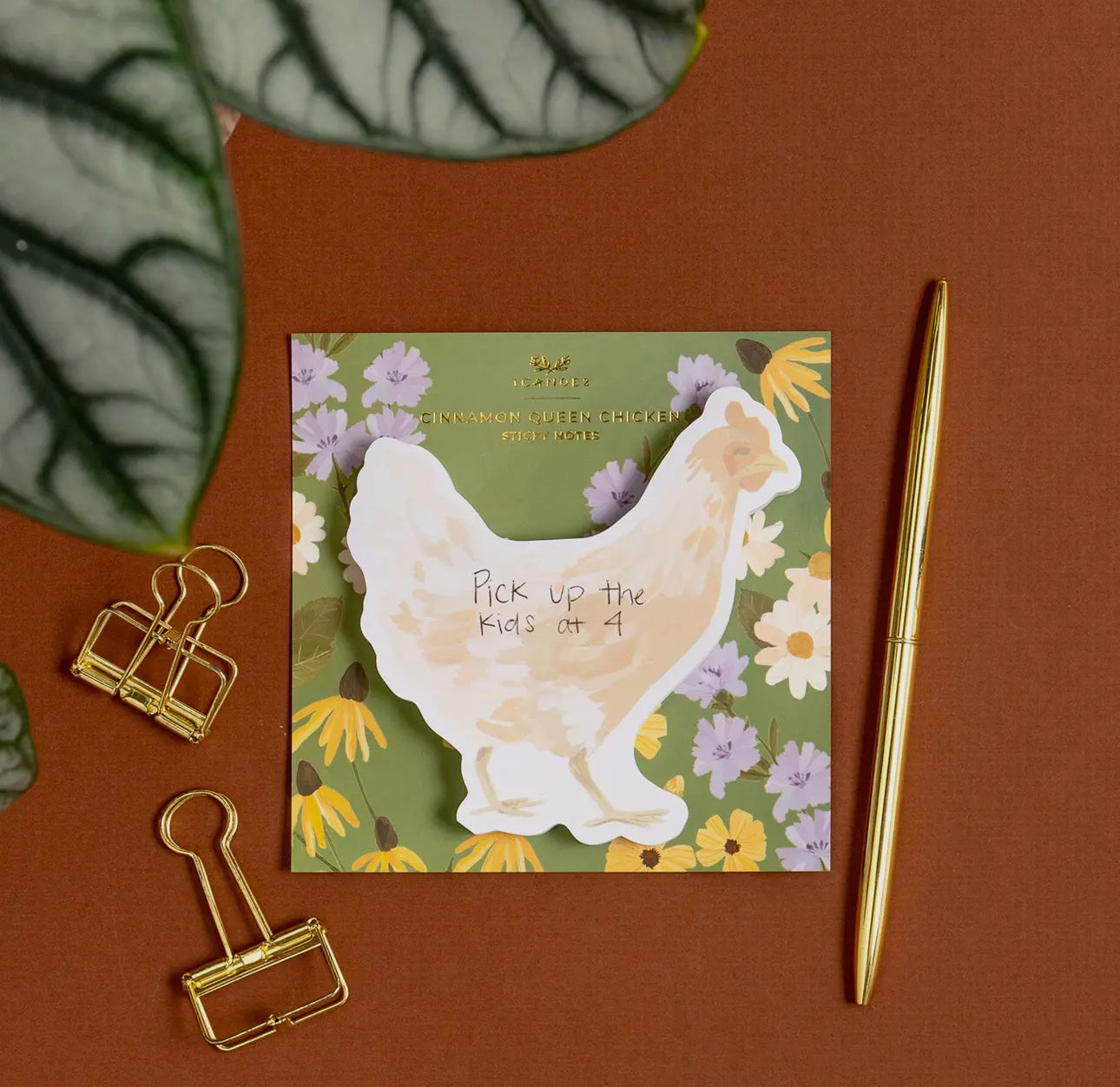 Chicken sticky notes