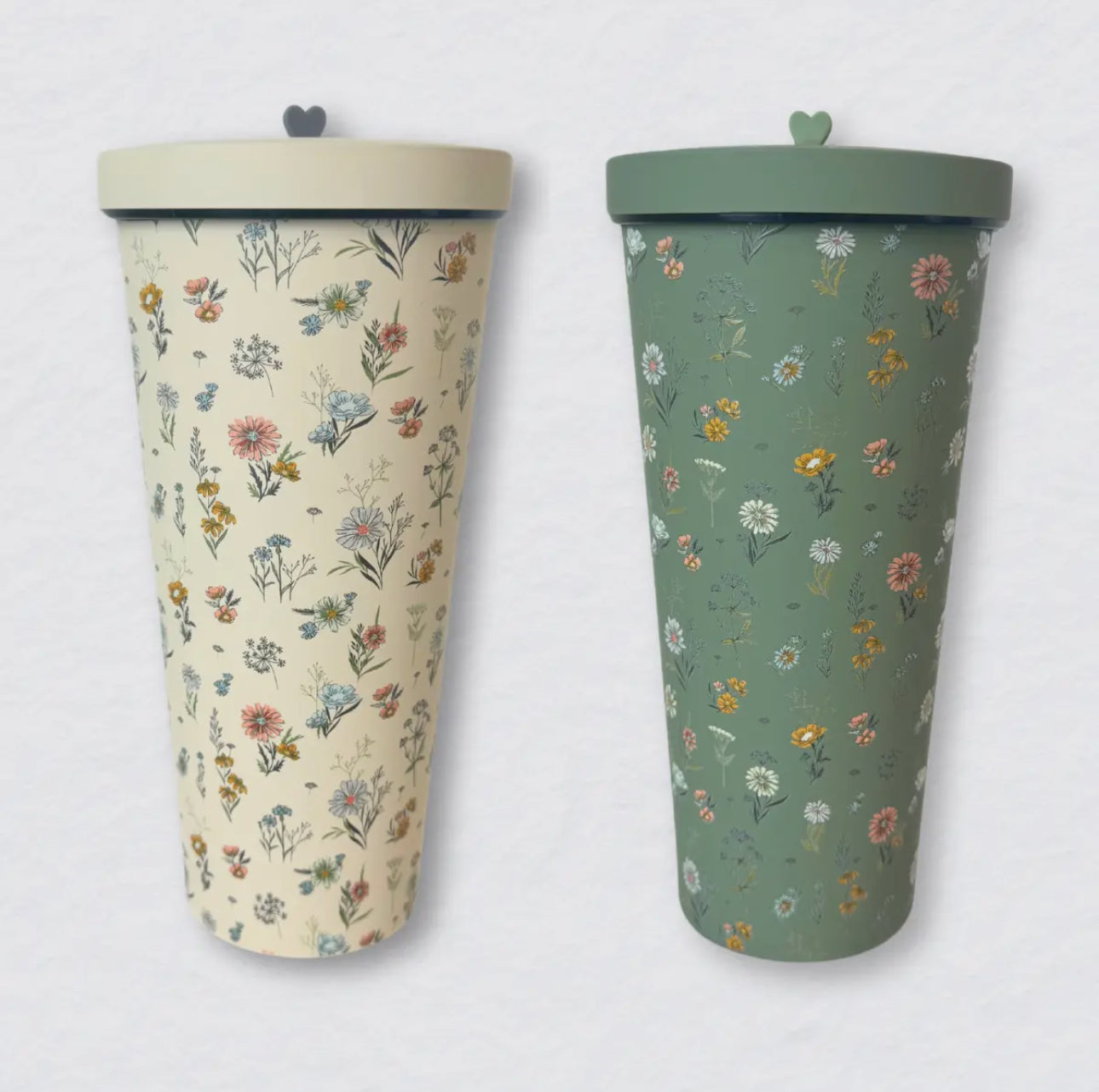 Floral tumbler