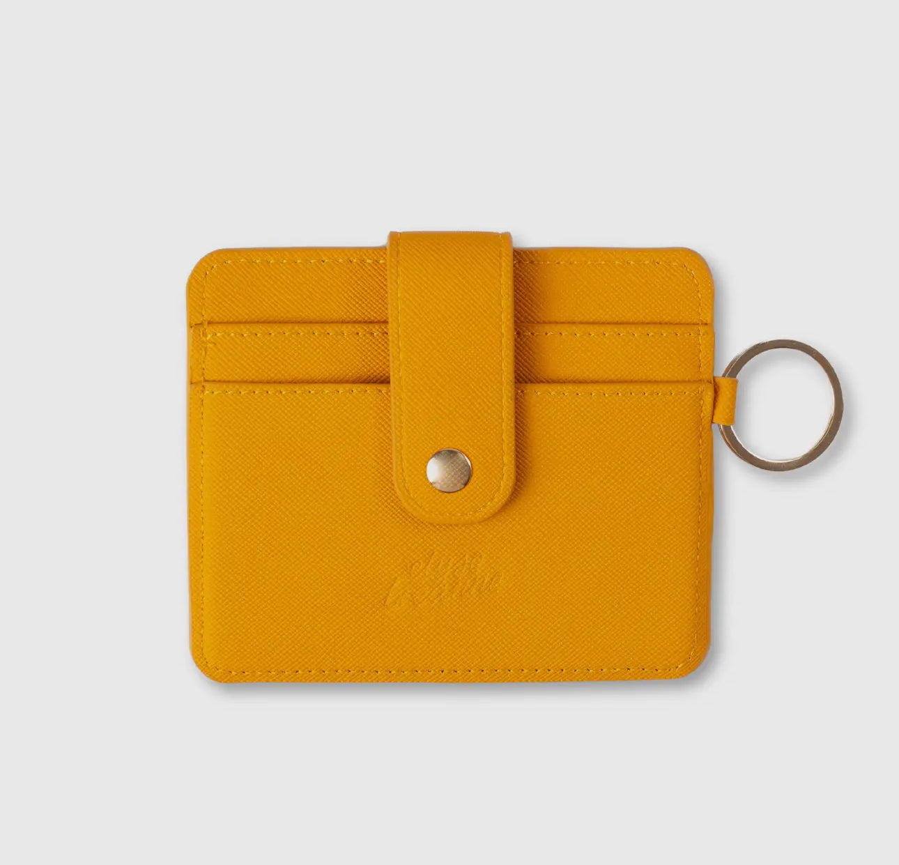 Solid color mini card wallet