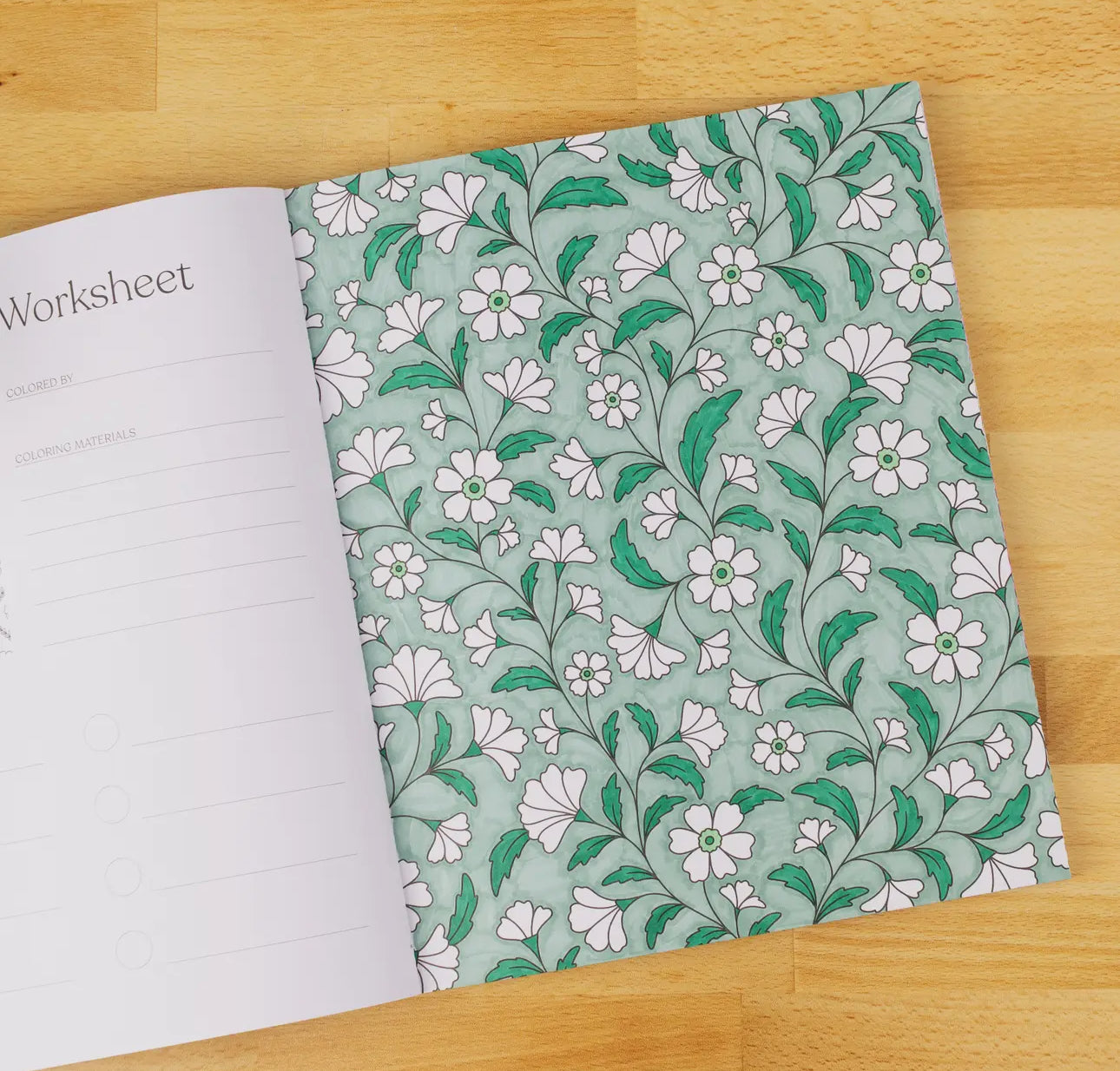 Wallflowers coloring book