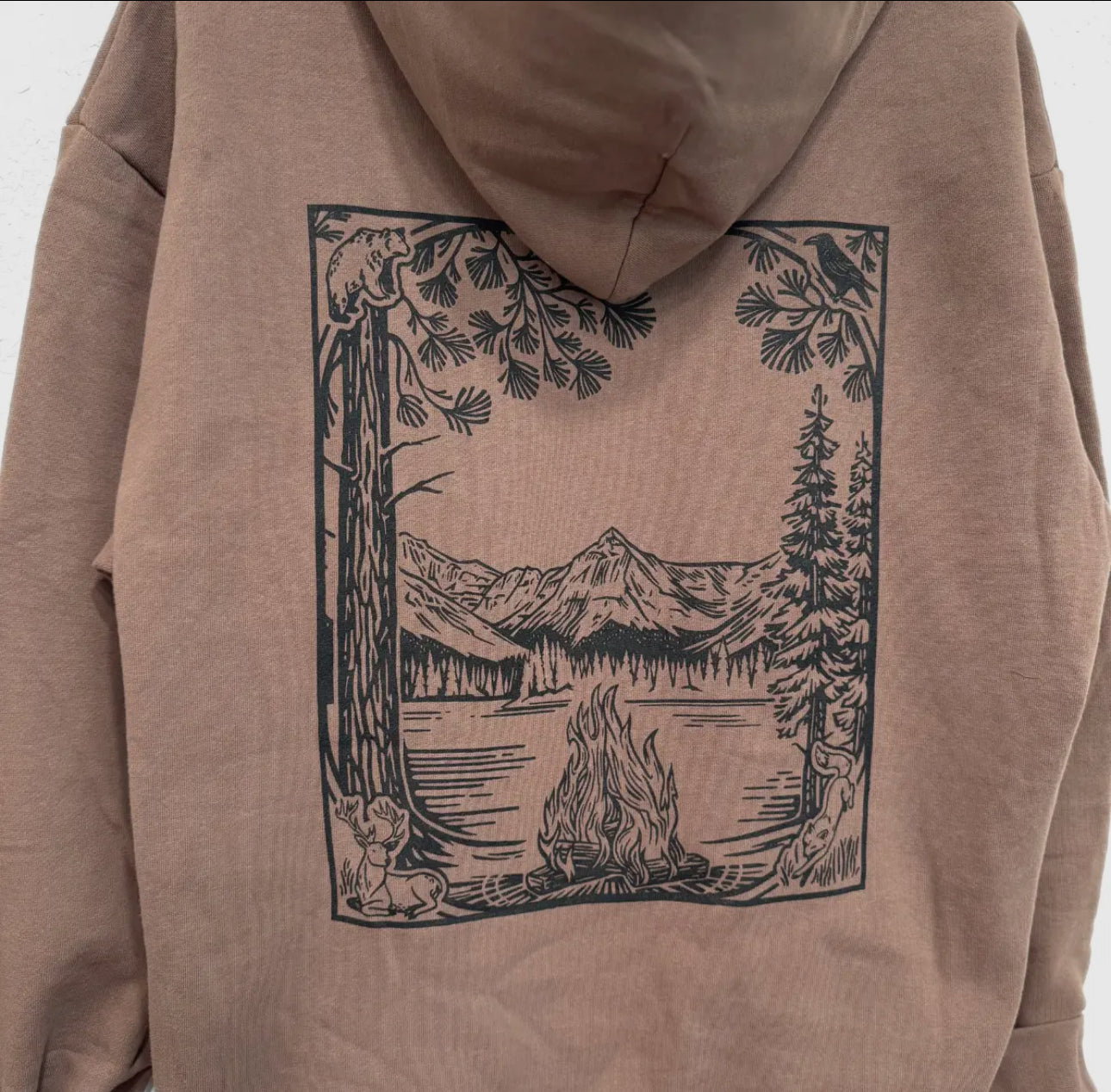Fireside hoodie(front and back print)