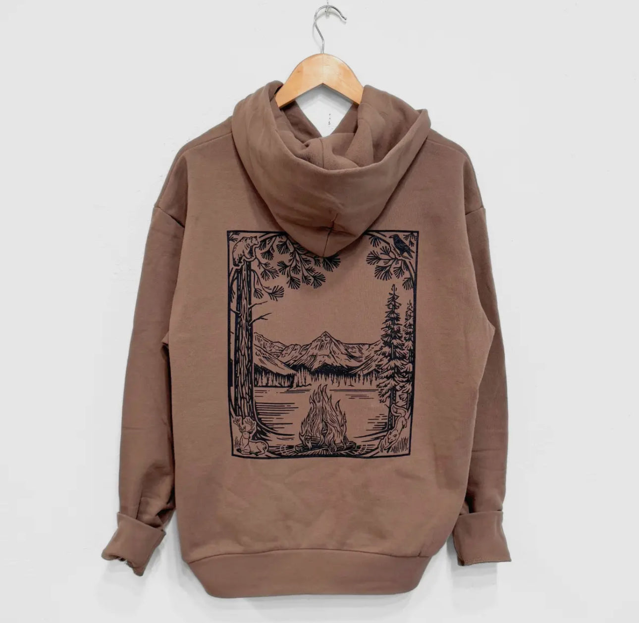 Fireside hoodie(front and back print)
