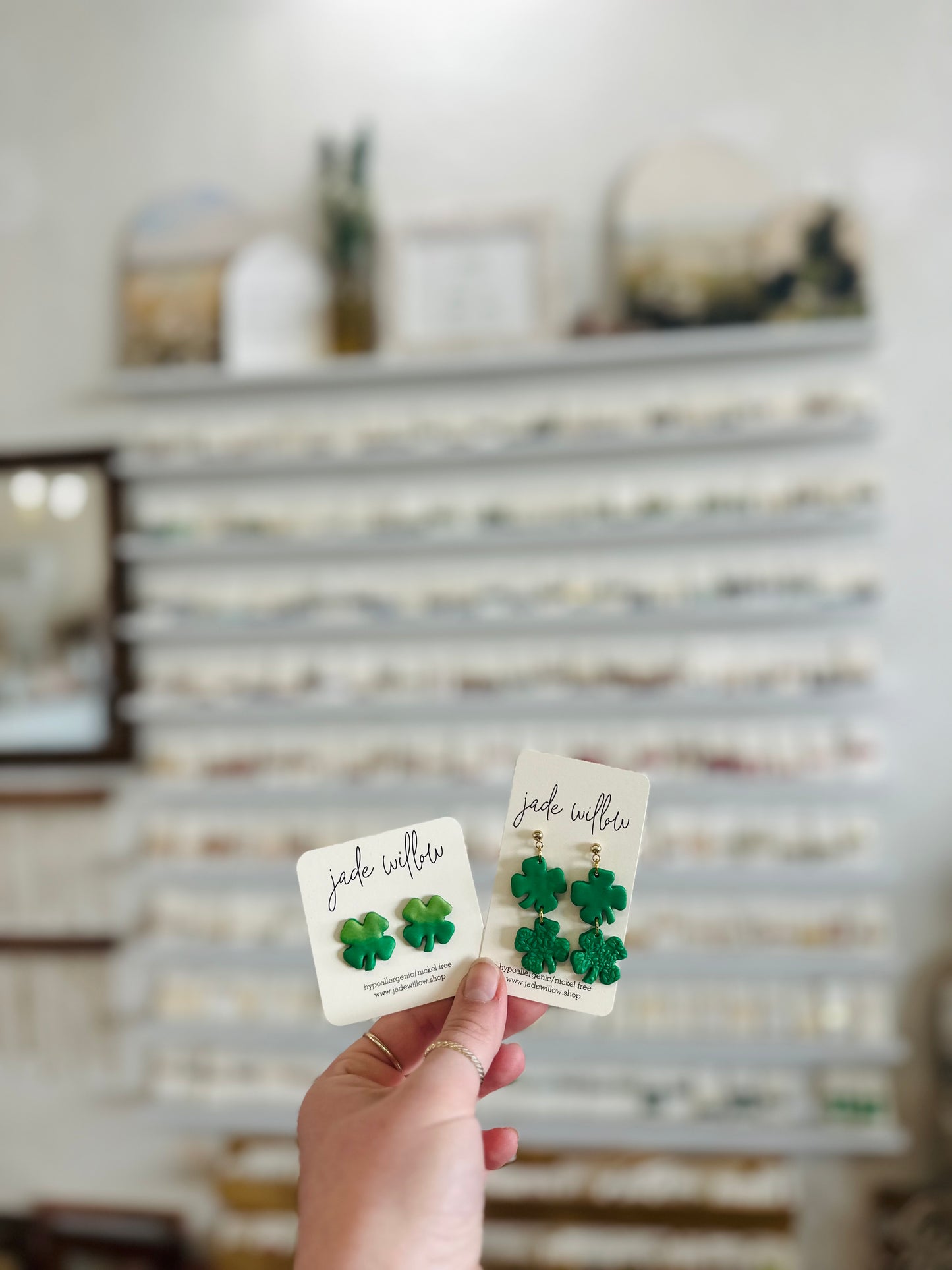 Happy St Patrick's clovers