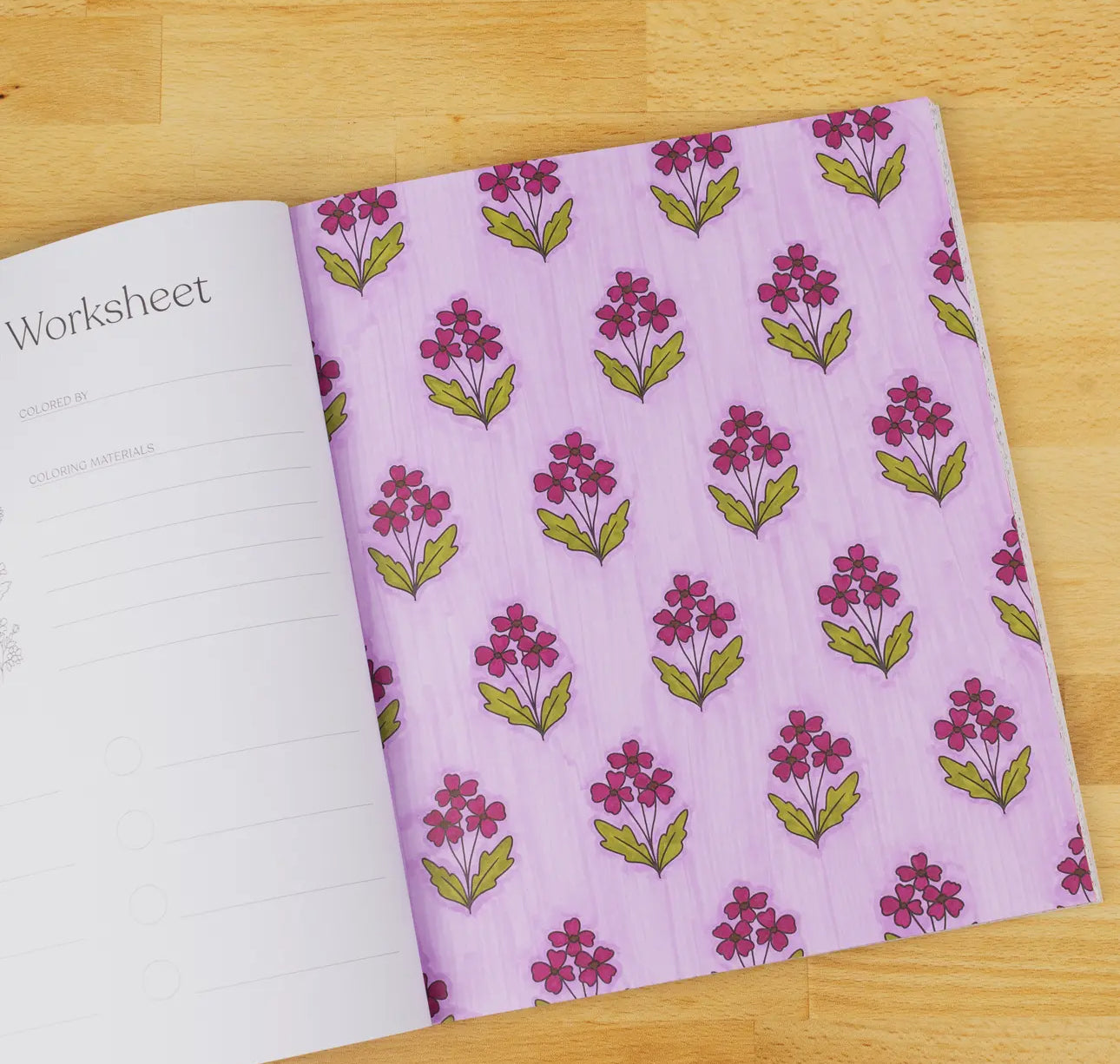 Wallflowers coloring book