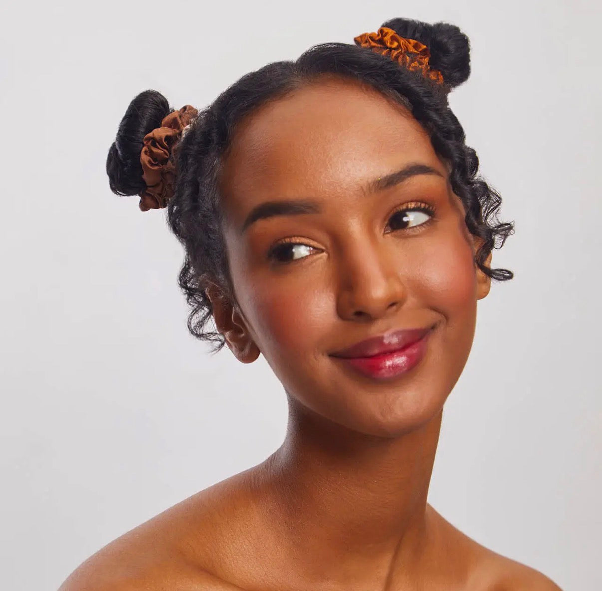Satin scrunchie set, kitsch (various)