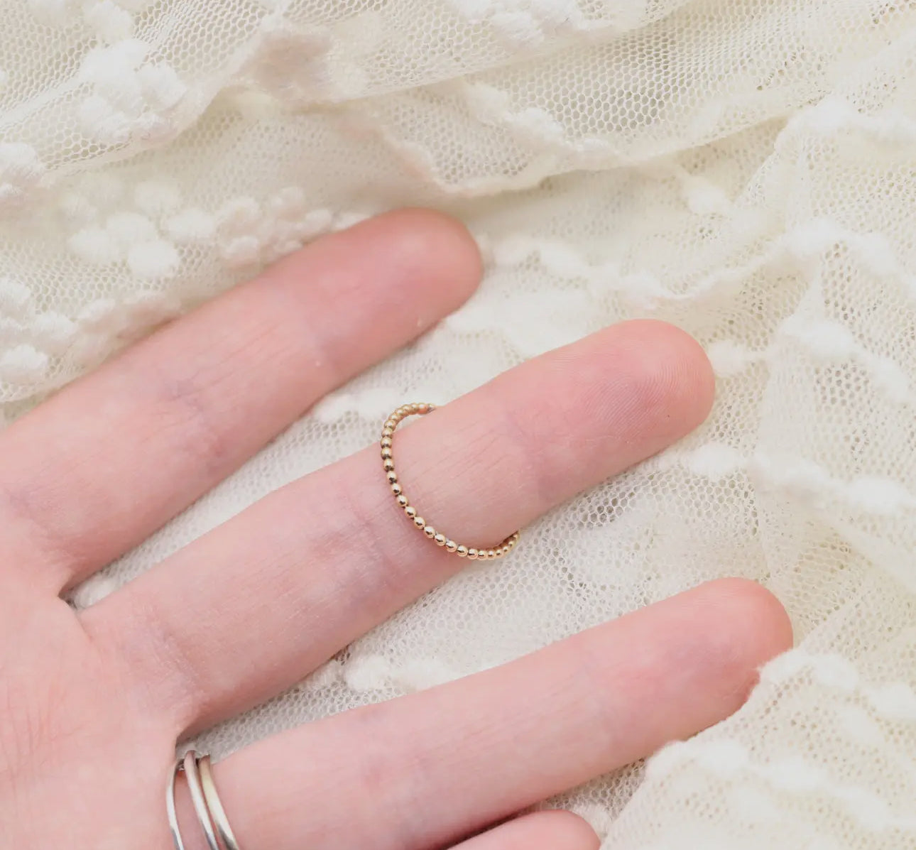 Dotted stacking ring