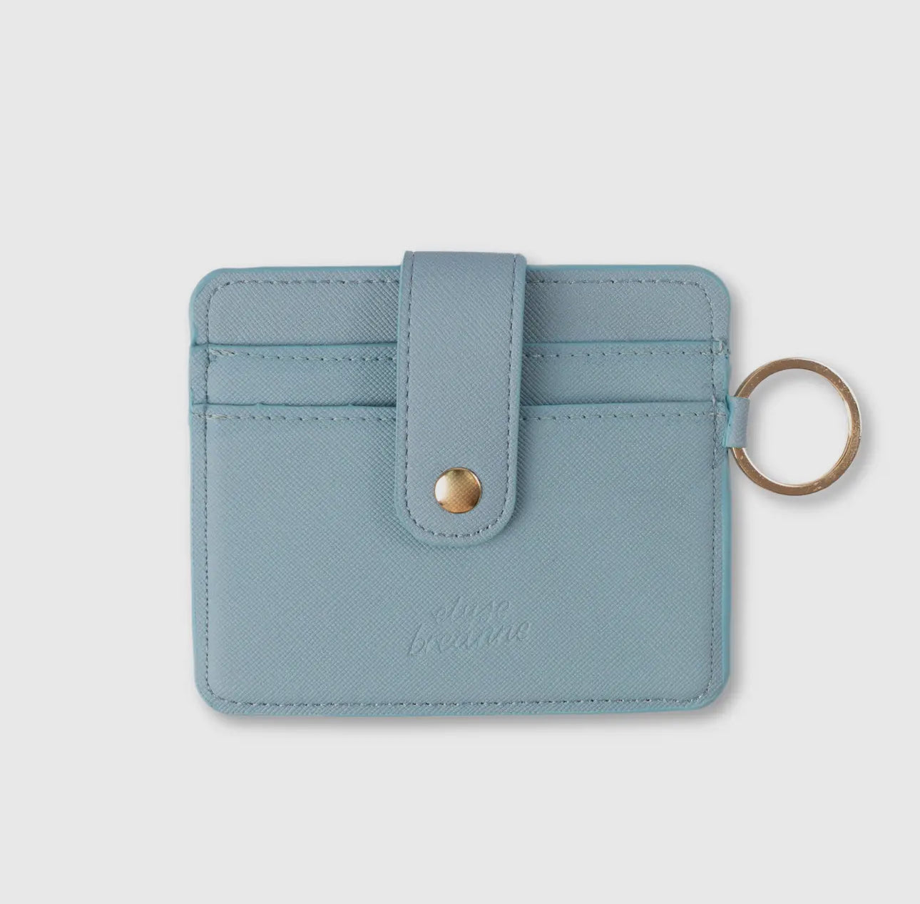 Solid color mini card wallet
