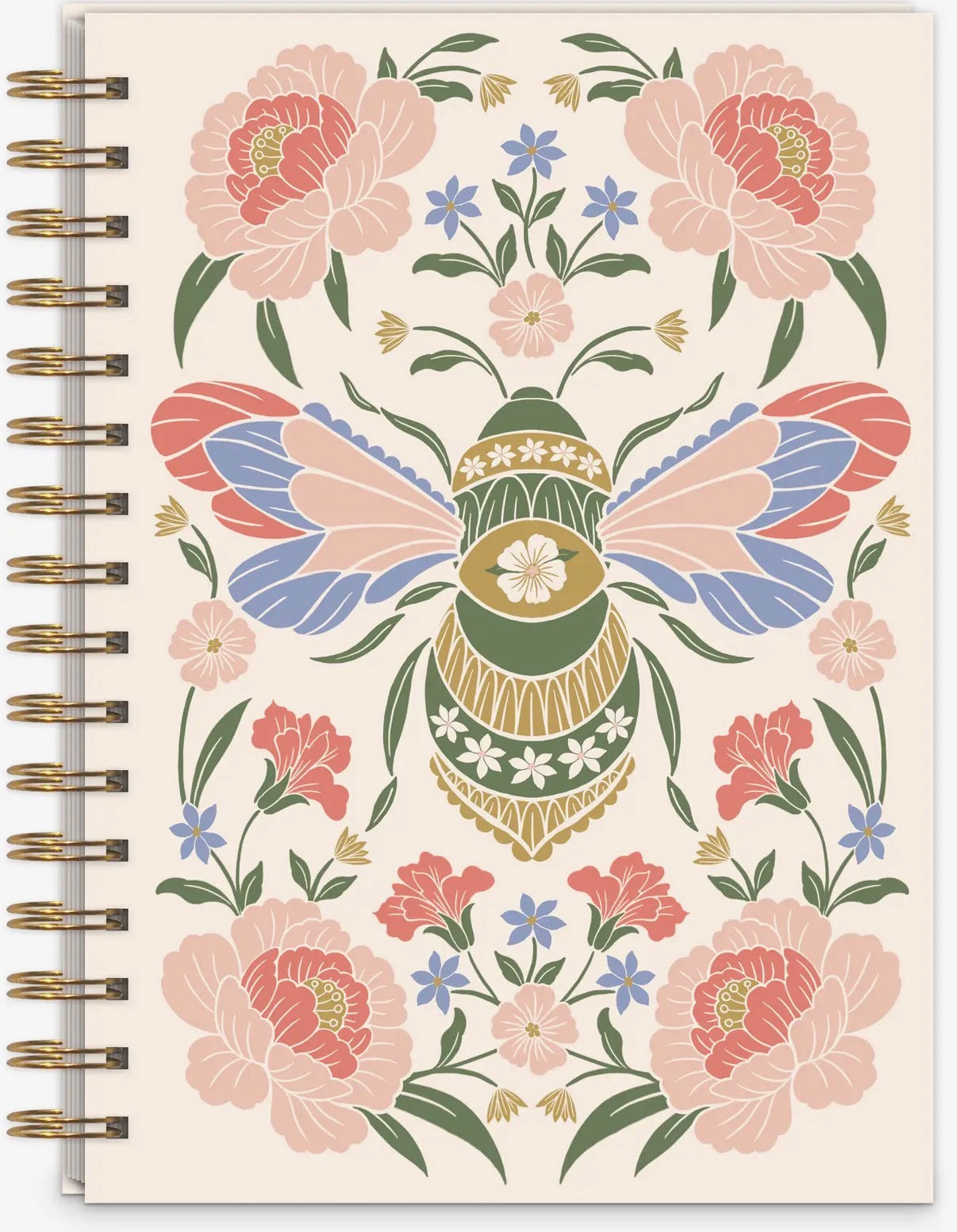 Botanical hardcover spiral journal (various)
