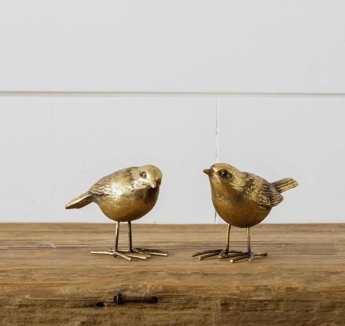 Brass gold bird figurine