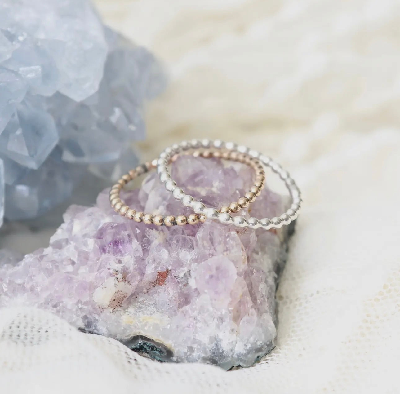 Dotted stacking ring