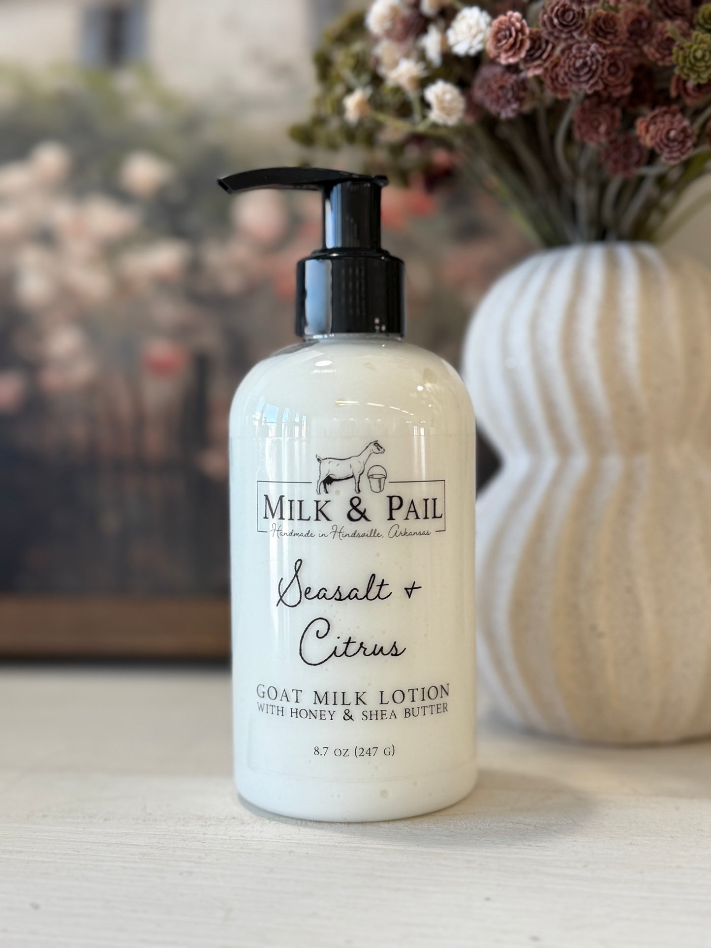 Goat milk lotion (various)