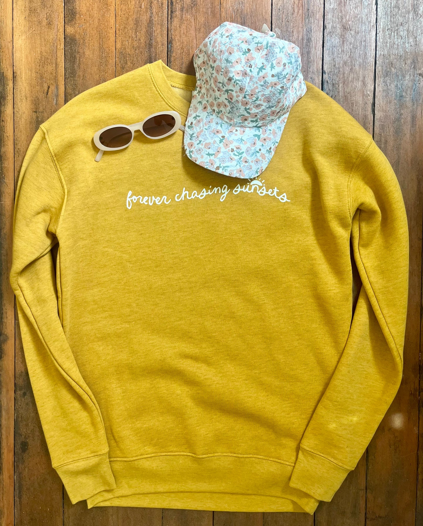 Forever chasing sunsets sweatshirt