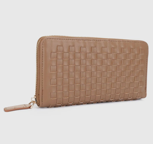 Woven zip wallet (various)