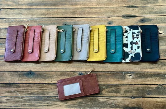 Slim cardholder wallet (various)