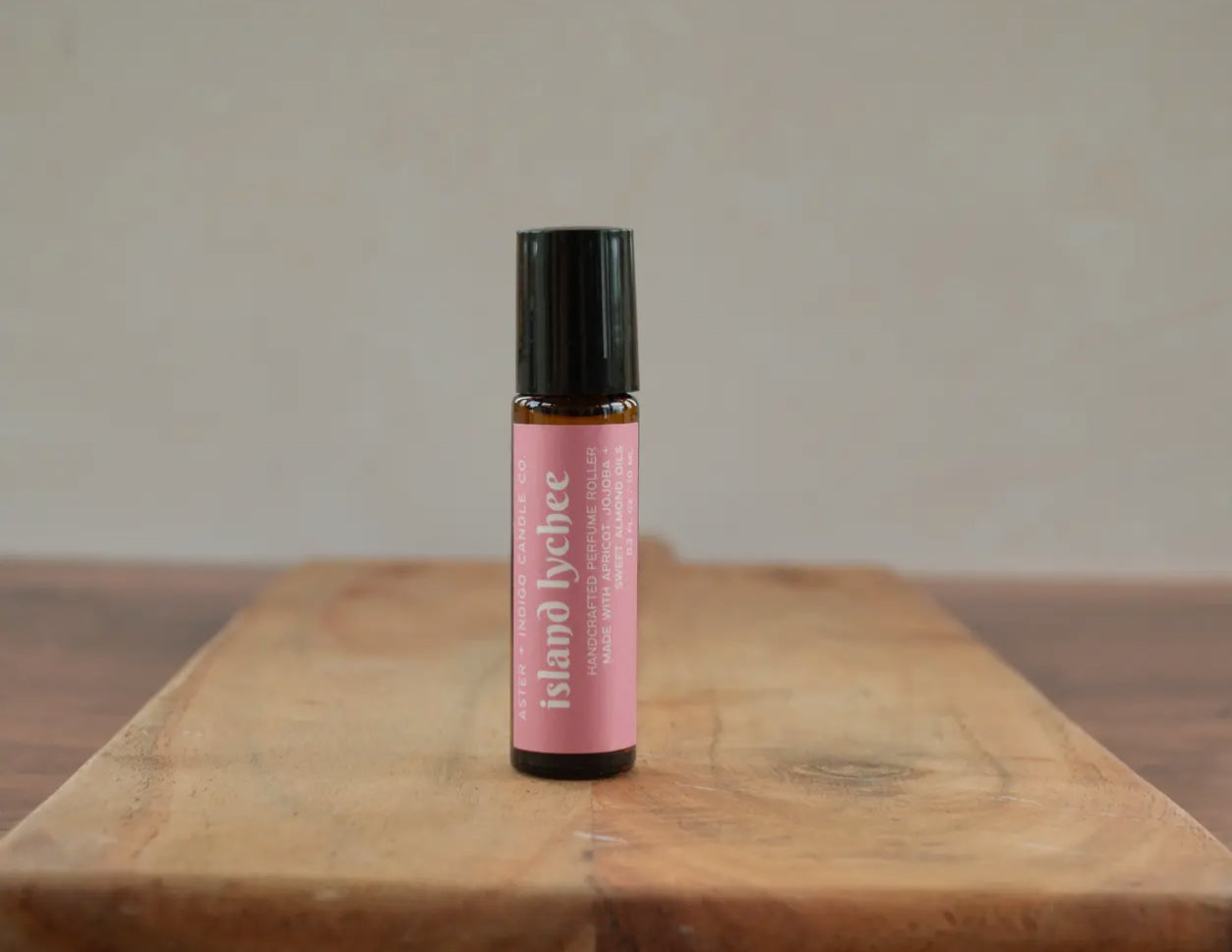 Perfume oil roller, Aster + Indigo