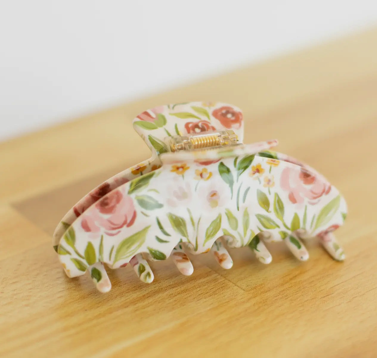 Floral hair claw clip (various)