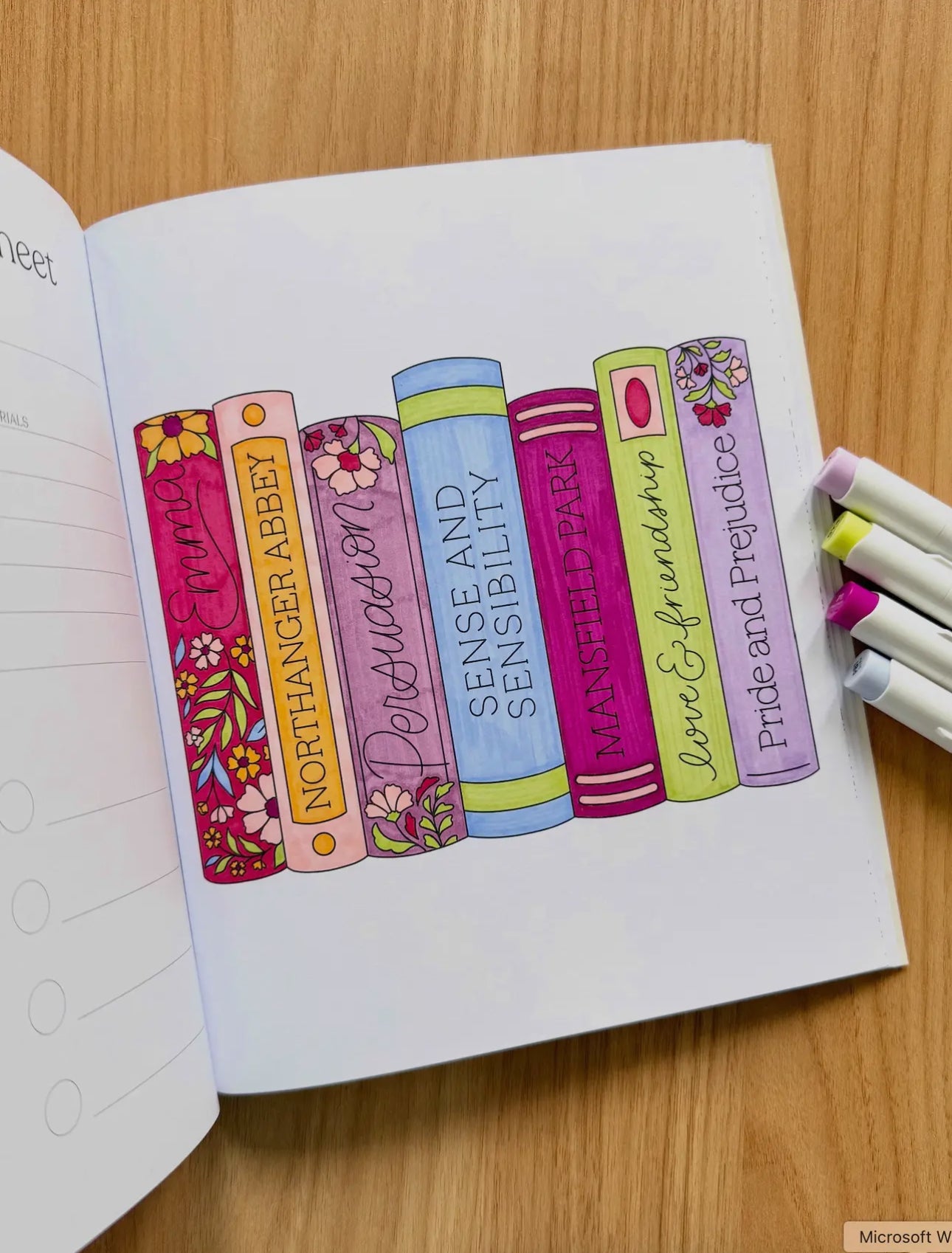 All booked up coloring book