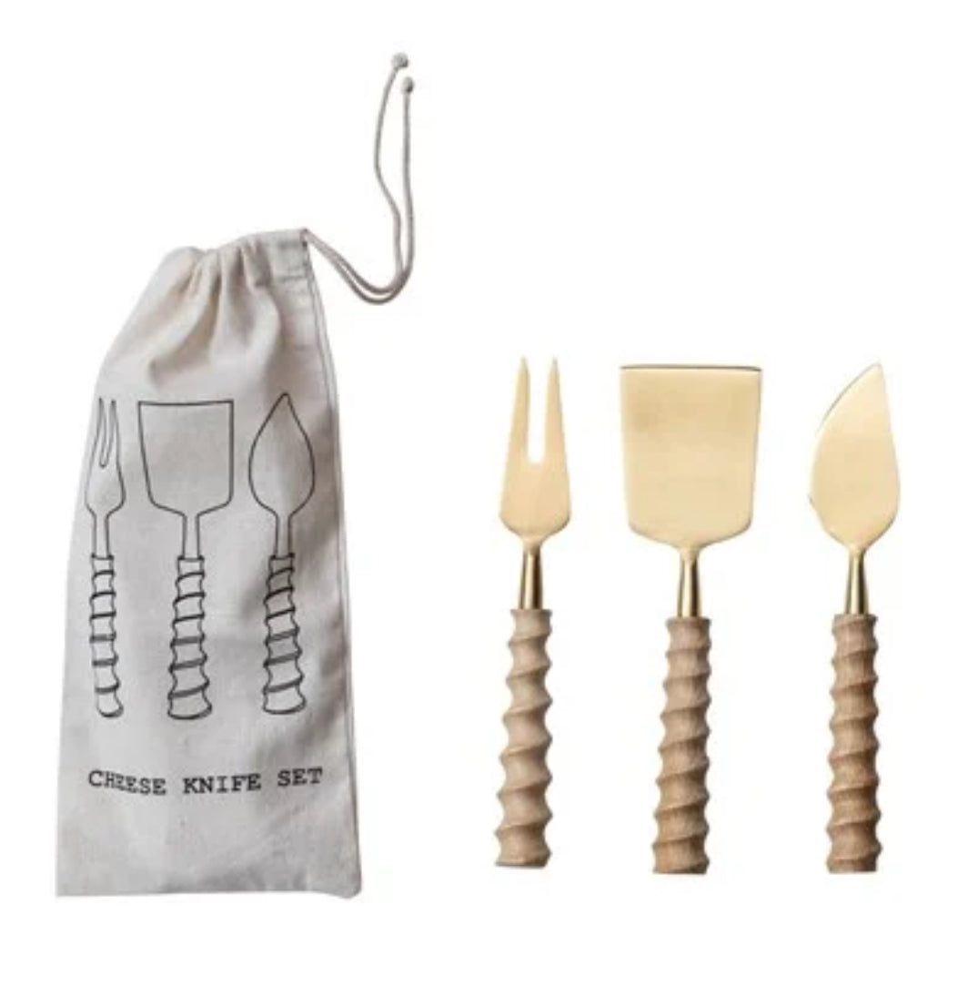 Charcuterie cheese knife set