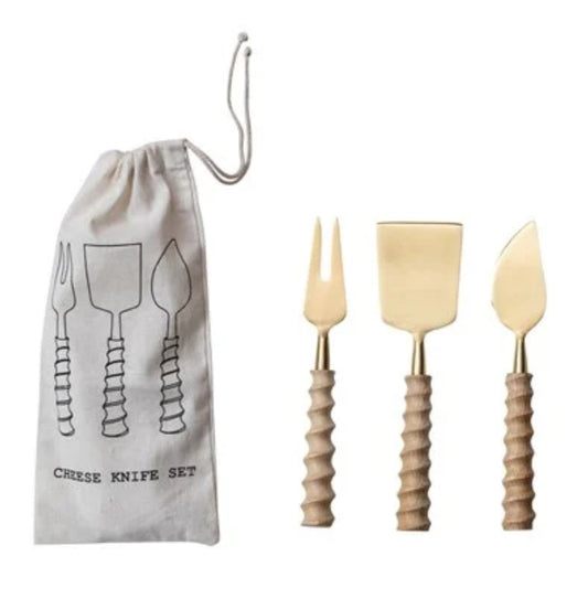 Charcuterie cheese knife set