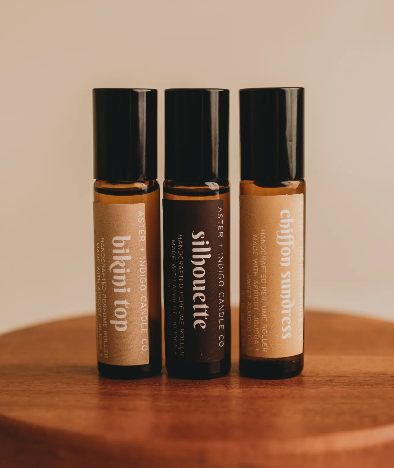 Perfume oil roller, Aster + Indigo