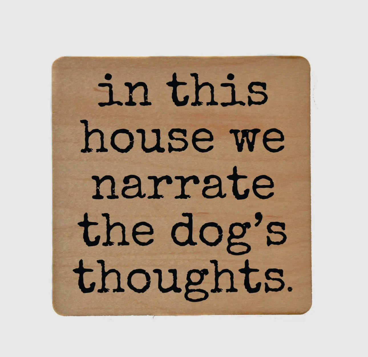 Wooden coaster funny (various)