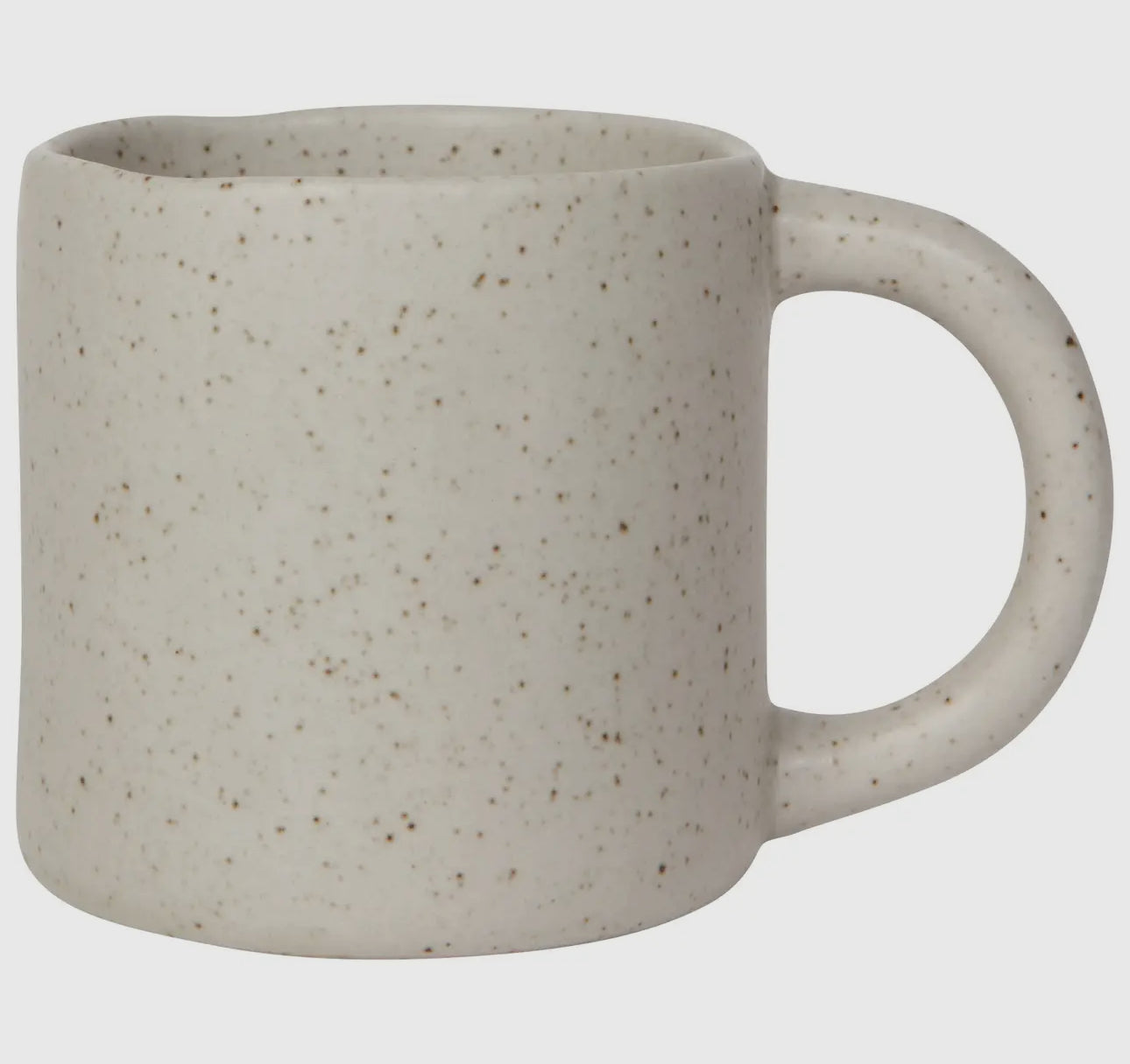 Neutral ceramic mug and espresso cup