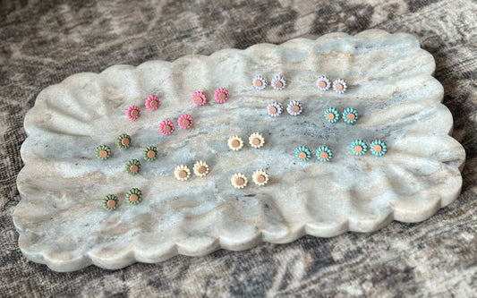 Mini flower studs (various)