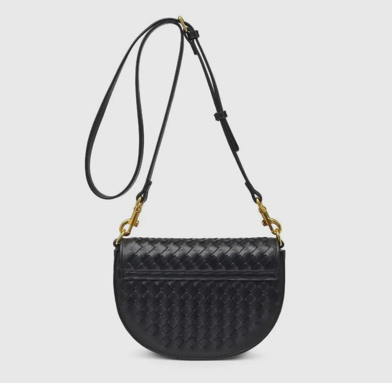 Woven buckle crossbody bag (various)