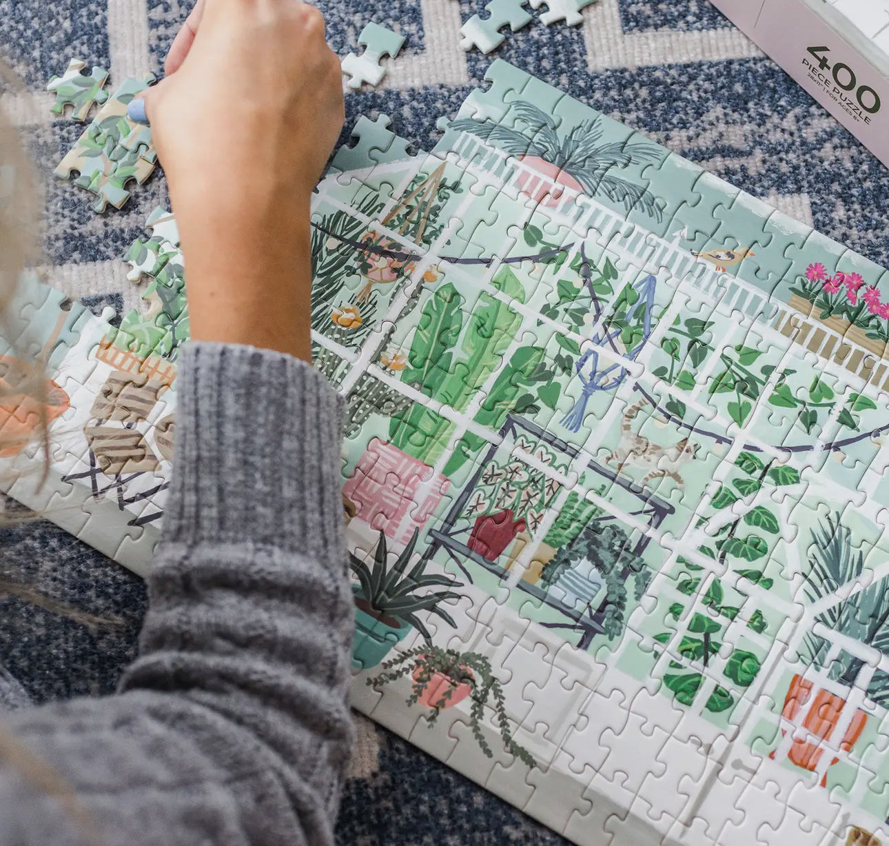 Greenhouse panoramic - 400 piece jigsaw puzzle