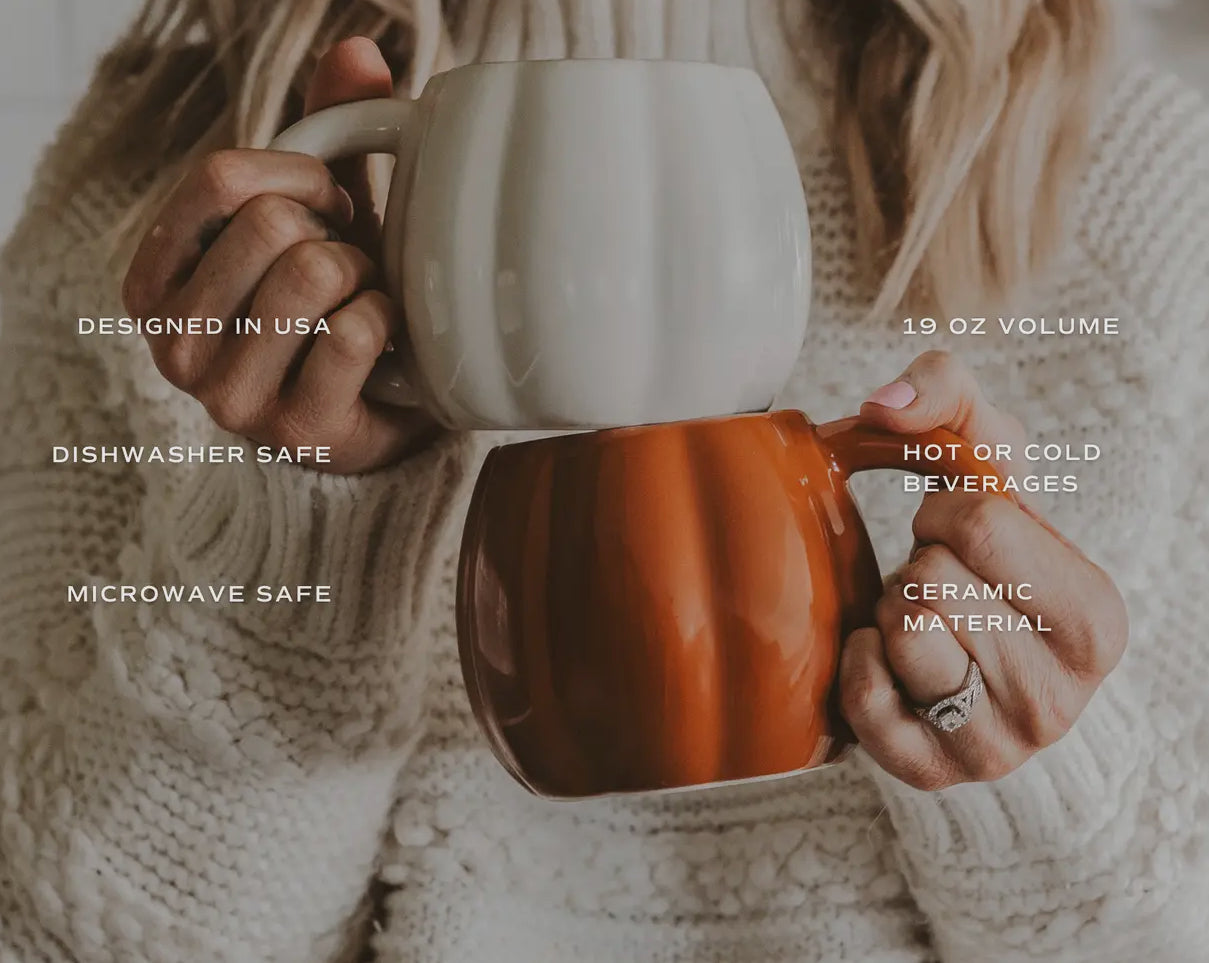 Pumpkin mug, sweet water decor