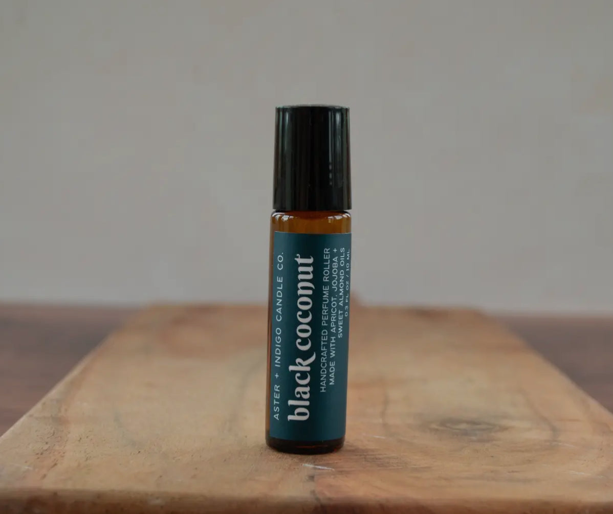 Perfume oil roller, Aster + Indigo