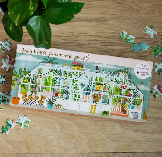 Greenhouse panoramic - 400 piece jigsaw puzzle