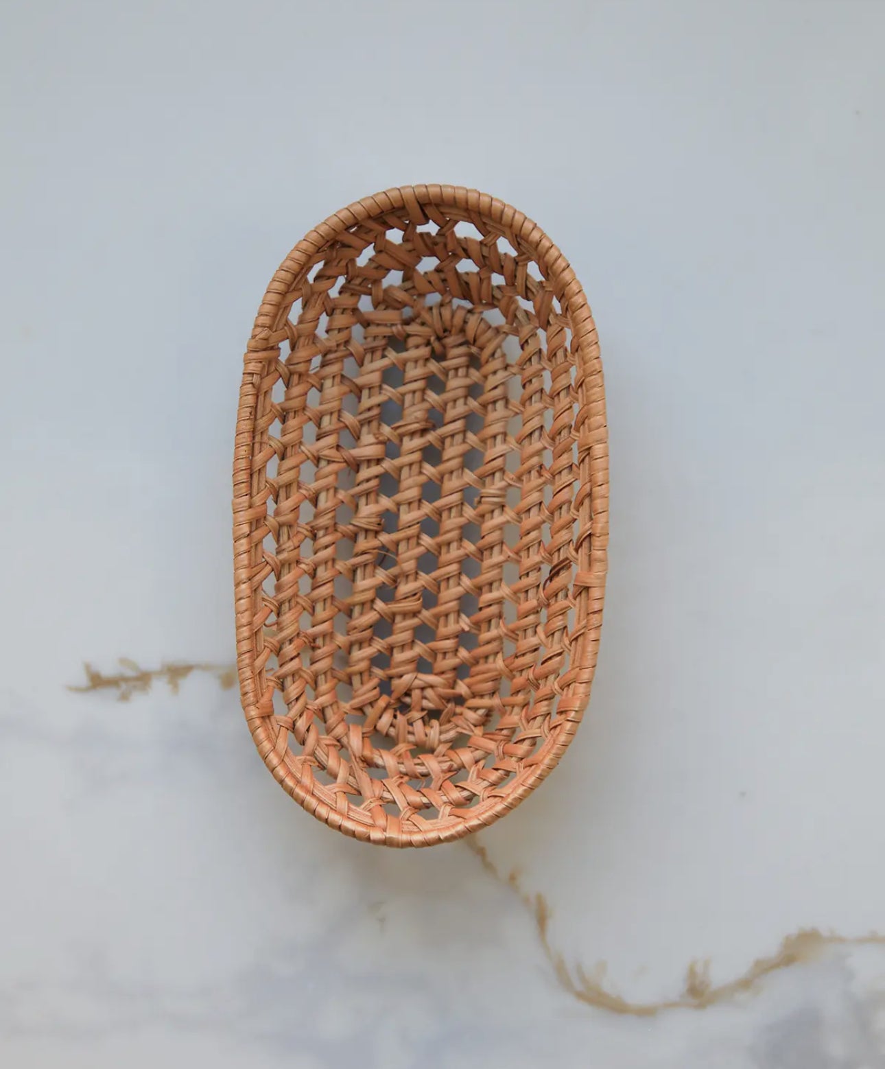 Oval Rattan basket decor