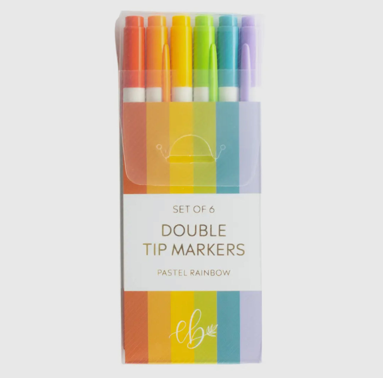 Double tip markers, set of 6