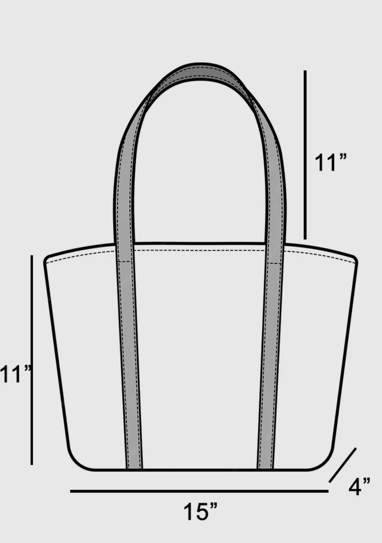 Woven faux leather tote bag
