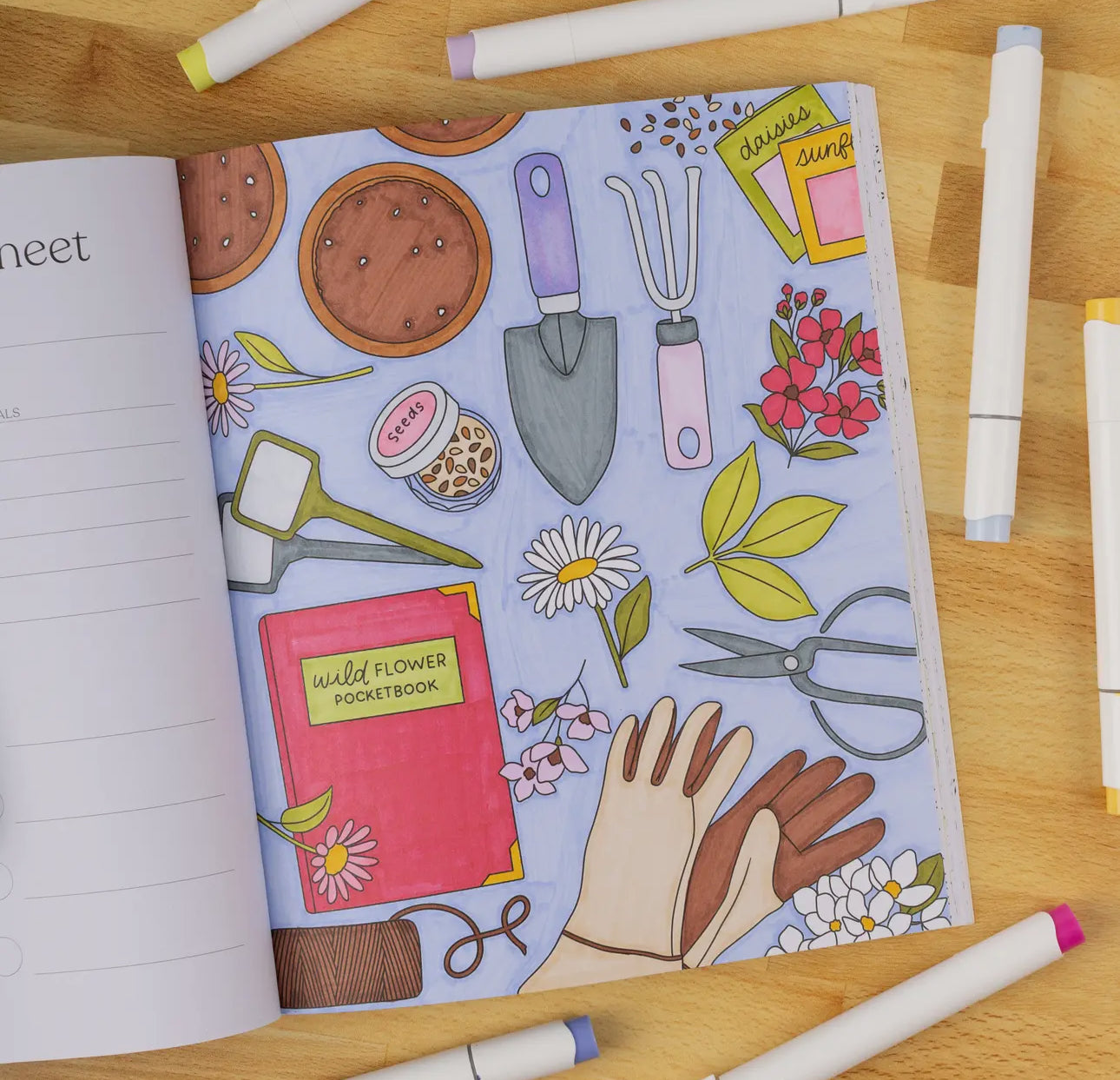 Garden Avenue Coloring book