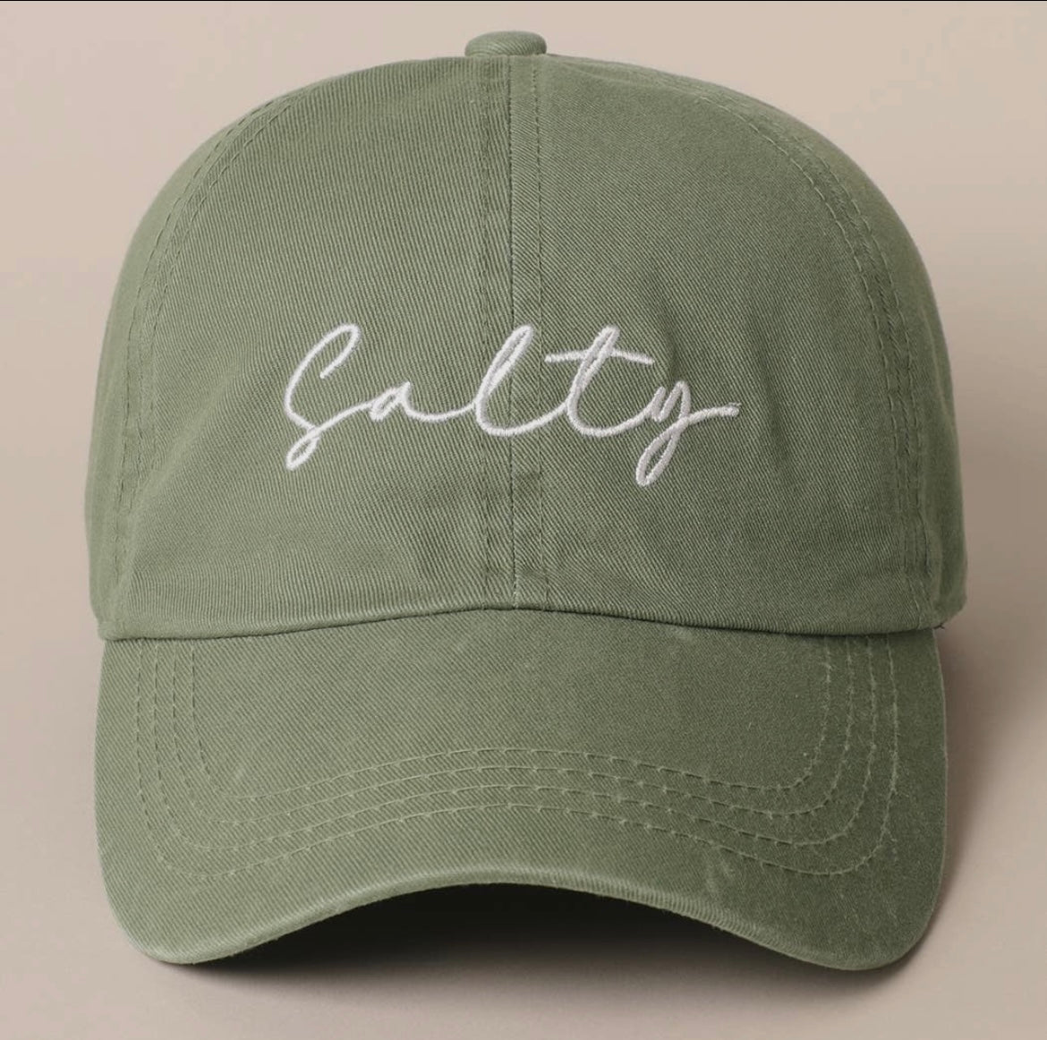 Baseball cap salty