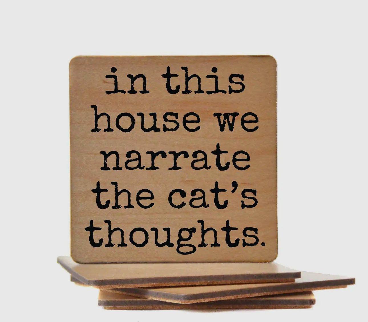 Wooden coaster funny (various)