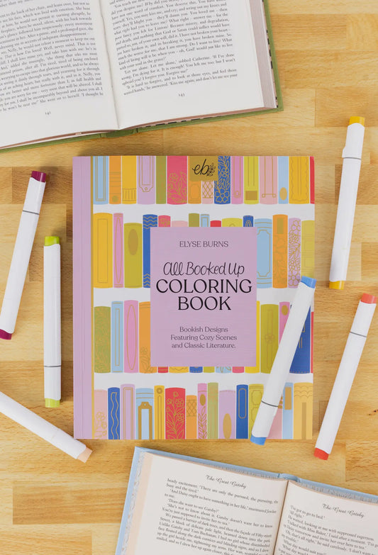 All booked up coloring book