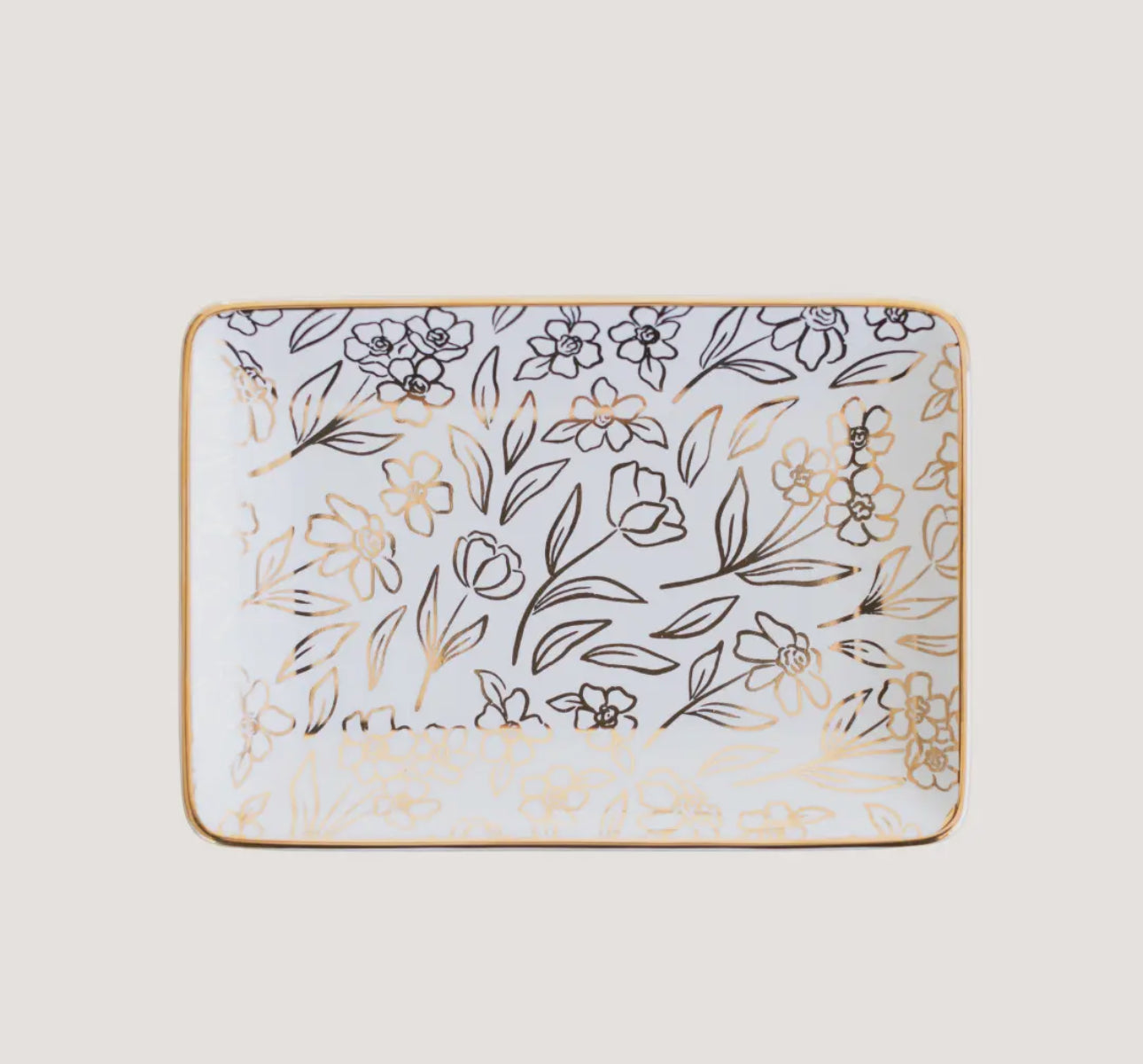 Floral trinket dish (various)