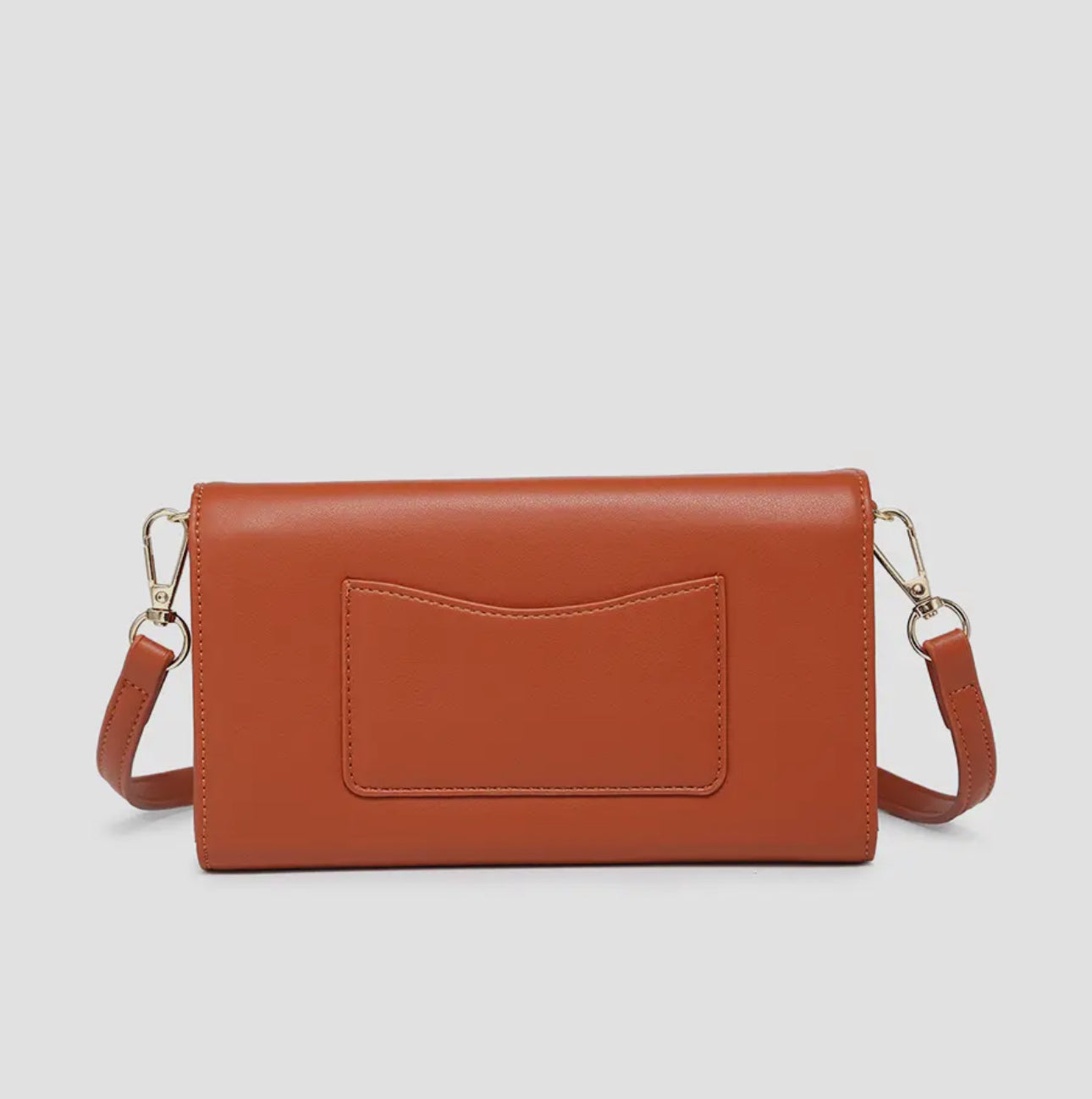 Whipstitch crossbody wallet (various)