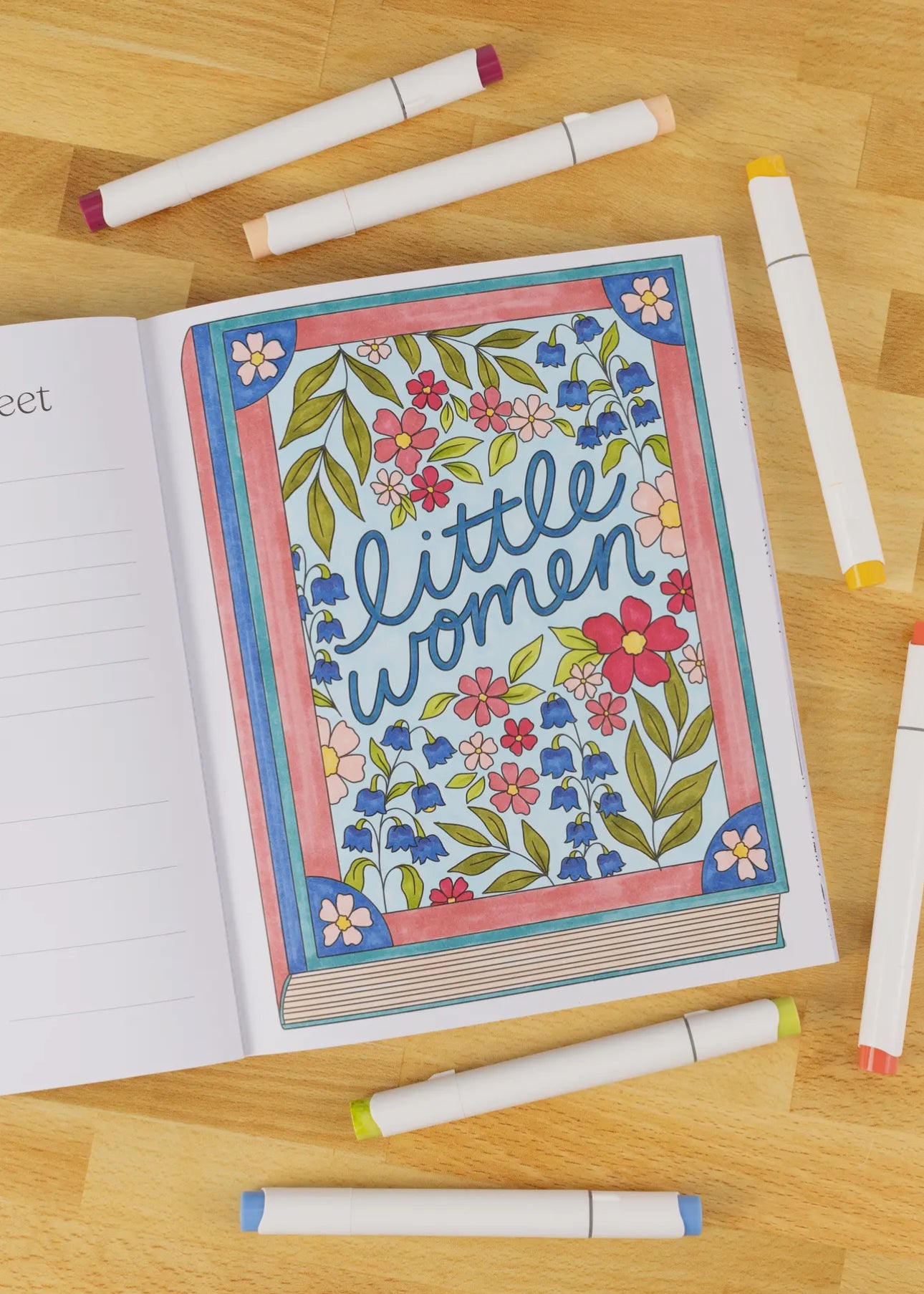 All booked up coloring book