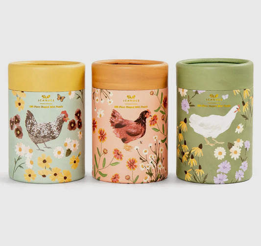 Chicken meadows puzzles, set of 3